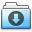 Drop Folder Stripe Icon 32x32 png